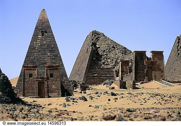 Geografie  Sudan  Schandi  GebÃ¤ude  Pyramiden von Meroe