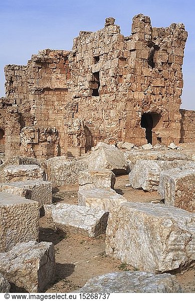 Geografie  Syrien  Resafa  byzantinische Ruinen