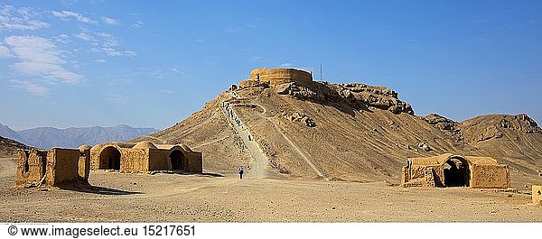 Geografie  Trauerhallen und Dachma  Yazd
