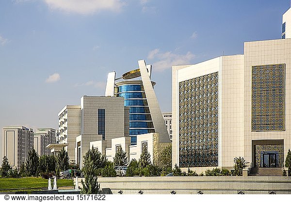 Geografie  Turkmenistan  Aschgabat  verschiedene GebÃ¤ude  AuÃŸenansicht