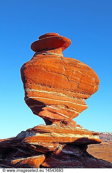 Geografie  USA  Arizona  Adeii Eechii Cliffs  Navajo Reservat  bei Cameron