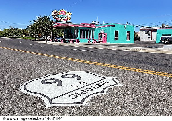 Geografie  USA  Arizona  Historic Route 66  Diner in Kingman