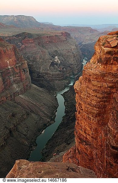 Geografie  USA  Arizona  Landschaften  Blick in den Grand Canyon am Torweap Point