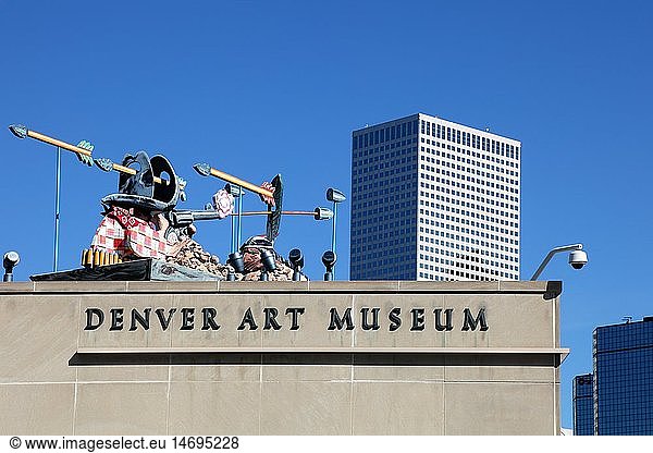 Geografie  USA  Colorado  Denver  Denver Art Museum  Downtown