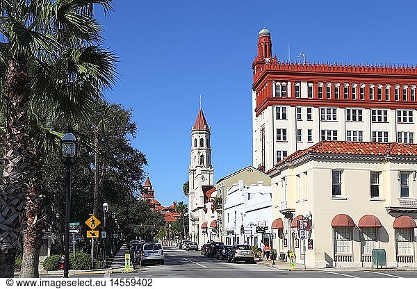 Geografie  USA  Florida  St. Augustine  Cathedral Basilica  erbaut 1797  AuÃŸenansicht