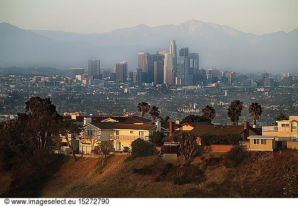 Geografie  USA  Kalifornien  Los Angeles  Skyline Los Angeles