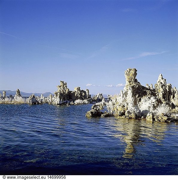 Geografie  USA  Kalifornien  Mono Lake  Tufa Formationen
