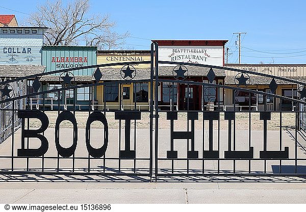 Geografie  USA  Kansas  Dodge City  Boot Hill  Open Air Museum