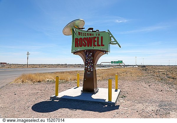 Geografie  USA  New Mexico  Roswell  UFO-Haupstadt Roswell  New Mexico