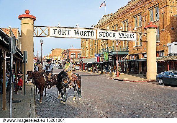 Geografie  USA  Texas  Fort Worth  Fort Worth Stockyards  Fort Worth  Texas