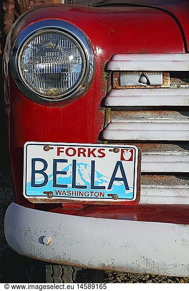 Geografie  USA  Washington  Forks  Forks Visitor Center  Bella's Chevrolet 1953 Truck