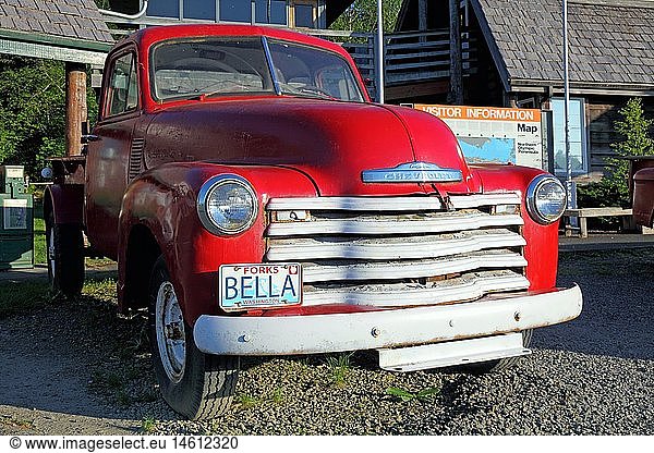 Geografie  USA  Washington  Forks  Forks Visitor Center  Bella's Chevrolet 1953 Truck