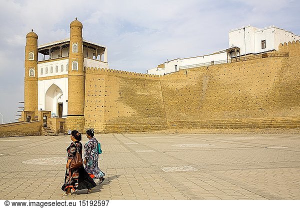 Geografie  Usbekistan  Buchara  Zitadelle Ark  Tor zur Festung