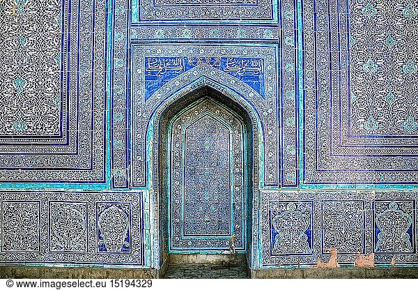 Geografie  Usbekistan  Xiwa  Altstadt  Zitadelle Koxna Ark  Gebetsnische der Sommermoschee