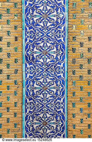 Geografie  Usbekistan  Xiwa  Pahlawan Mahmud Mausoleum  Ornament