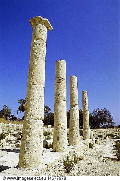 Geografie  Zypern  Amathous (Palaio Limisso)  Archaeologische StÃ¤tte  besiedelt seit Ende des 1.Jahrtausend v.Chr.  Ruine aus der griechisch/ rÃ¶mischen Zeit