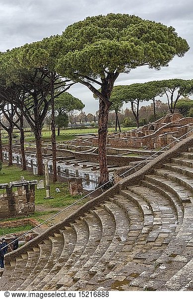 geography / travel, Italy, Ruins of ancient Roman Ostia Antica, Lazio
