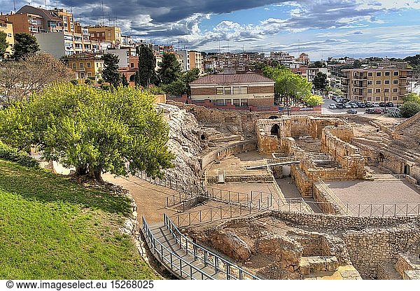 geography / travel,  Spain,  Roman Amphitheatre,  Tarragona,  Catalonia