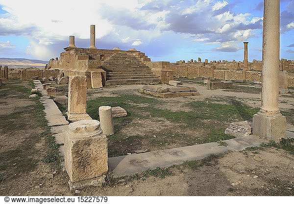 geography / travel Algeria Ancient Roman city (2-3rd centuries) Timgad Batna Province