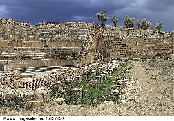 geography / travel  Algeria  Ancient Roman city (2-3rd centuries)  Timgad  Batna Province