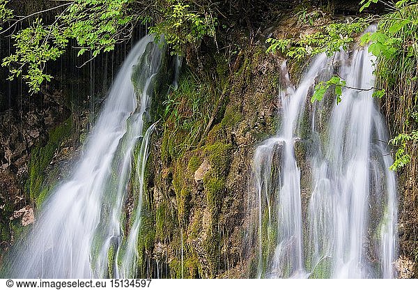 geography / travel  Austria  Lower Austria  Lower Waterfall in Mendlingtal valley  Mendlingbach stream  GÃ¶stling an der Ybbs  Lower Austria