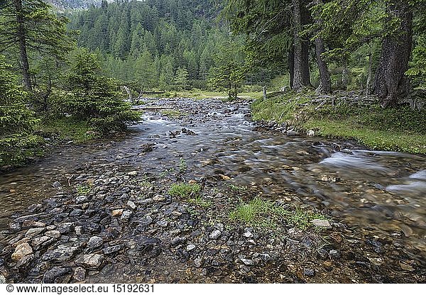 geography / travel  Austria  Styria  Little Creek in the Mountains  Duisitzkarsee  Obertal  Schladming  Austria