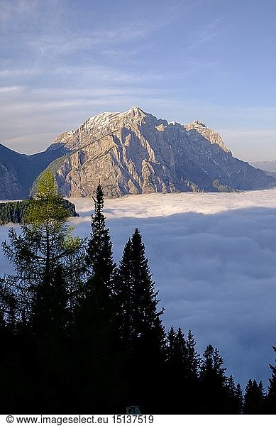 geography / travel  Austria  Styria  Outlook  Mountains  Clouds  Valley  Hochtorgruppe  Nationalpark GesÃ¤use  Austria