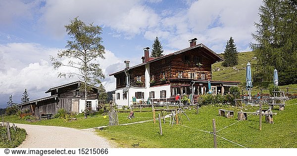 geography / travel  Austria  Tyrol  Kaiser Mountains  Wilder Kaiser (mountain range)  Brentenjoch (mountain pass)  Kaindlhuette