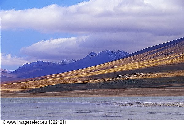geography / travel  Bolivia  Lagoon  Eduardo Avaroa Andean Fauna National Reserve  Potosi  Bolivia  South America