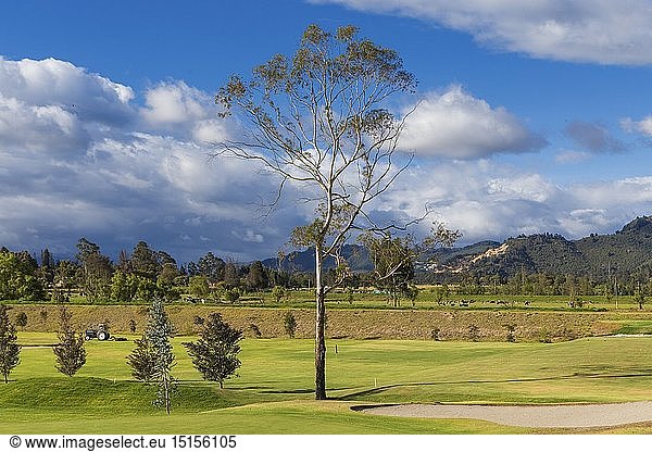 geography / travel  Colombia  Golf field  Zipaquira