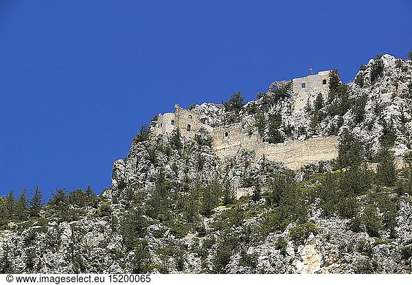 geography / travel  Cyprus  North Cyprus  Buffavento Castle in the Besparmak Mountains  North Cyprus.