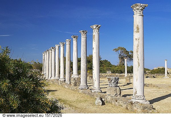 geography / travel  Cyprus  North Cyprus  The Roman Gymnasium Square at Salamis  North Cyprus.