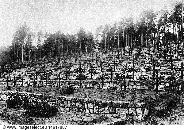 geography / travel  France  Breitenbach (Upper Alsace)  monuments  German war cemetery  circa 1930