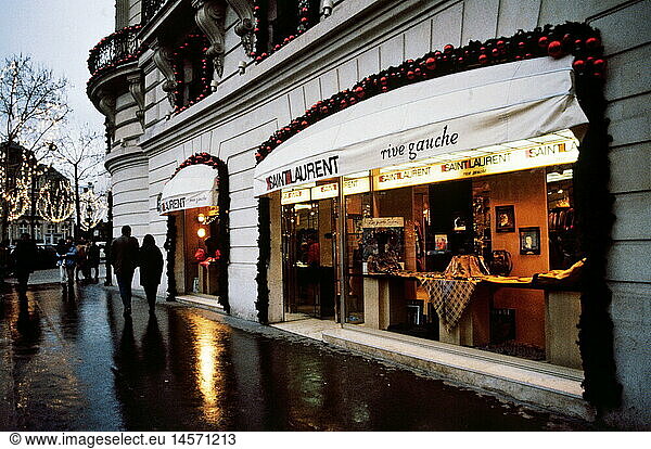 geography / travel  France  Paris  Champs Elysee  Yves Saint-Laurent shop