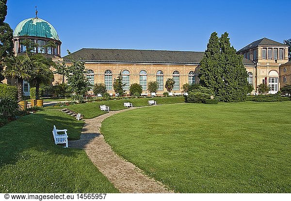 geography / travel  Germany  Baden-Wuerttemberg  Karlsruhe  castle  orangery  botanical garden