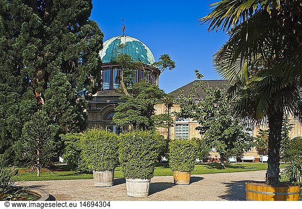 geography / travel  Germany  Baden-Wuerttemberg  Karlsruhe  castle  orangery  botanical garden