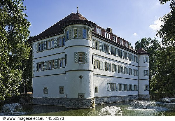 geography / travel  Germany  Baden-Wuerttemberg  moated castle  Bad Rappenau