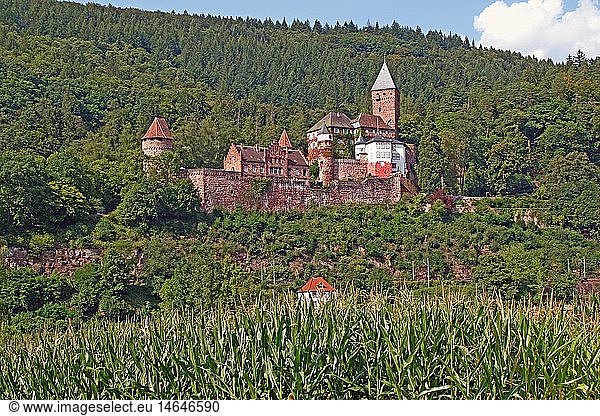 geography / travel  Germany  Baden-Wuerttemberg  Zwingenberg Castle  Neckar-Odenwald-Kreis