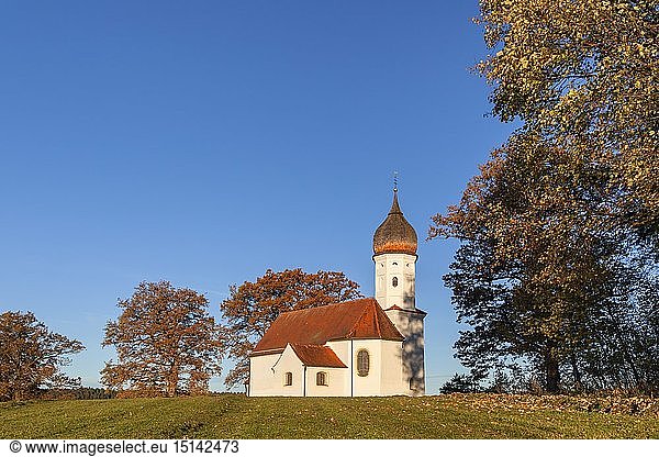 geography / travel  Germany  Bavaria  Penzberg  Hubkapelle (Hub capel) in Penzberg  Upper Bavaria  Southern Germany