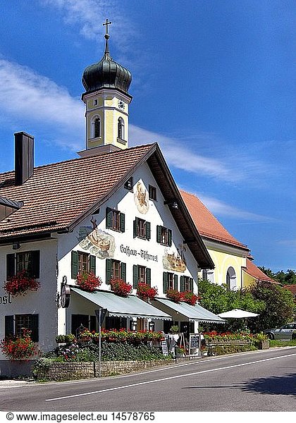 geography / travel  Germany  Bavaria  Pischetsried  tavern 'Fischerrosl'