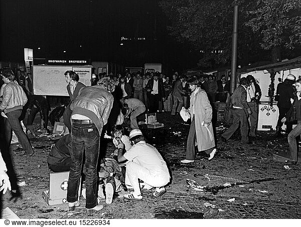 geography / travel  Germany  cities and communities  Munich  Oktoberfest  terror attack  26.9.1980
