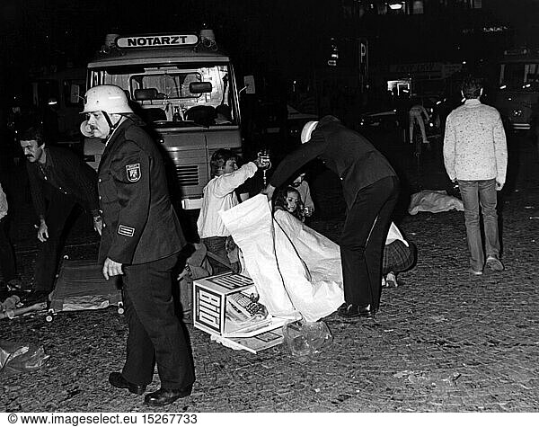 geography / travel  Germany  cities and communities  Munich  Oktoberfest  terror attack  26.9.1980