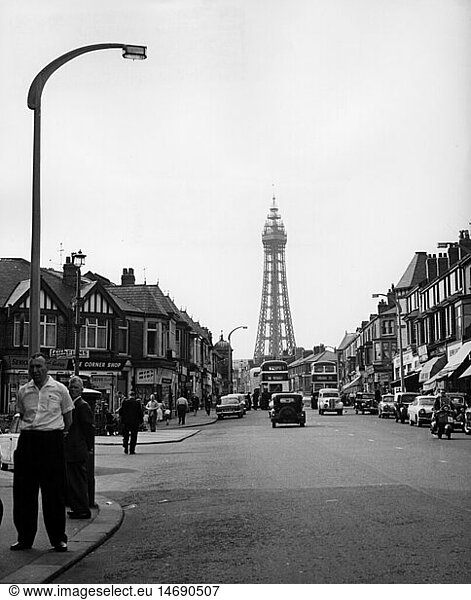geography / travel  Great Britain  Blackpool  street scenes  1960s