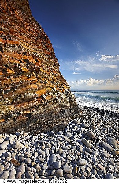 Geography / travel  Great Britain  England  Cornwall  Sandymouth  Geology at Sandymouth