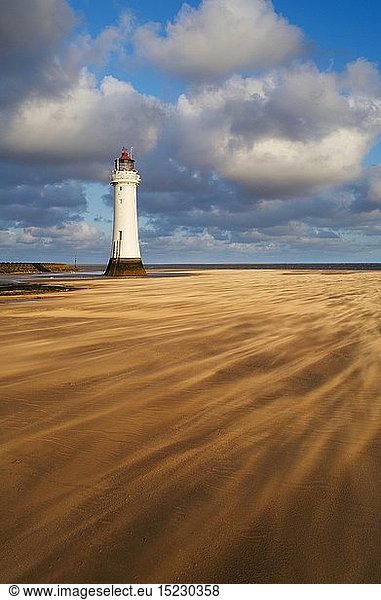 geography / travel  Great Britain  England  Perch Rock  Perch Rock Lighthouse at New Brighton