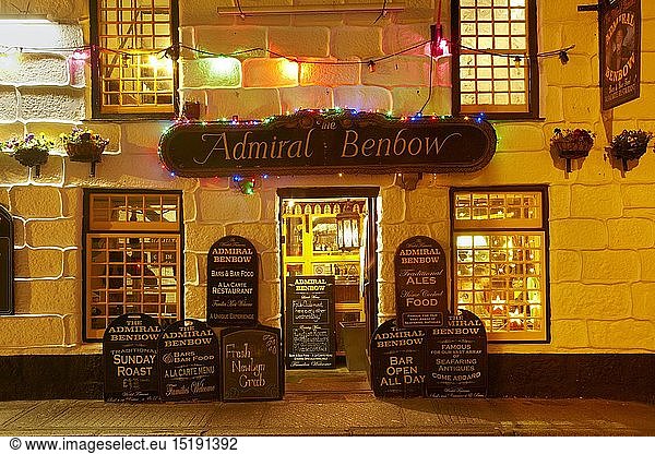 Geography / travel  Great Britain  England  The Admiral Benbow pub  Penzance  Cornwall  United Kingdom