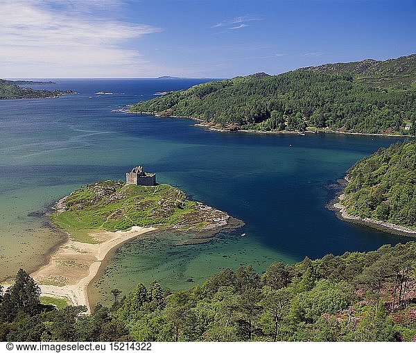 geography / travel  Great Britain  Scotland  Castle Tioram and Loch Moidart  Moidart  Lochaber  Highland