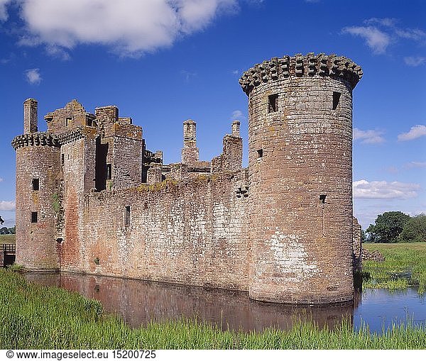 geography / travel  Great Britain  Scotland  Dumfries and Galloway  Caerlaverock Castle.
