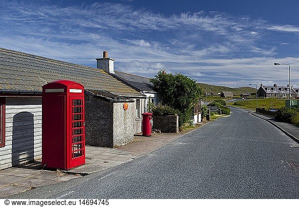 geography / travel  Great Britain  Scotland  Shetland Islands  Unst Isle  Baltasound  post station