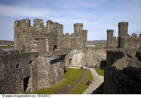 Geography / travel  Great Britain  Wales  Conwy Castle (circa 1287)  Conwy  United Kingdom
